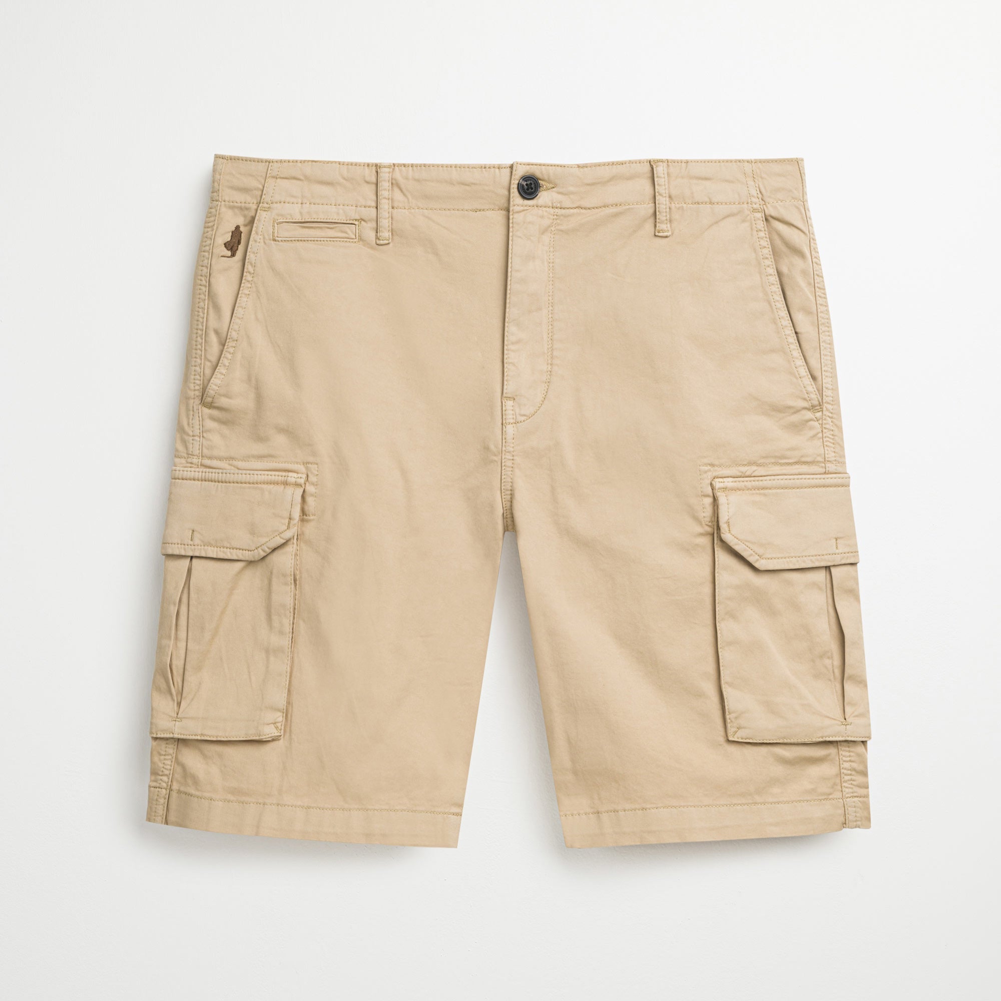 Pantaloni Corti Vendita Bermuda Uomo Bermuda In Cotone Blu Scuro