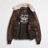 Leather Aviator Jacket