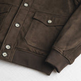 Suede Harrington Jacket