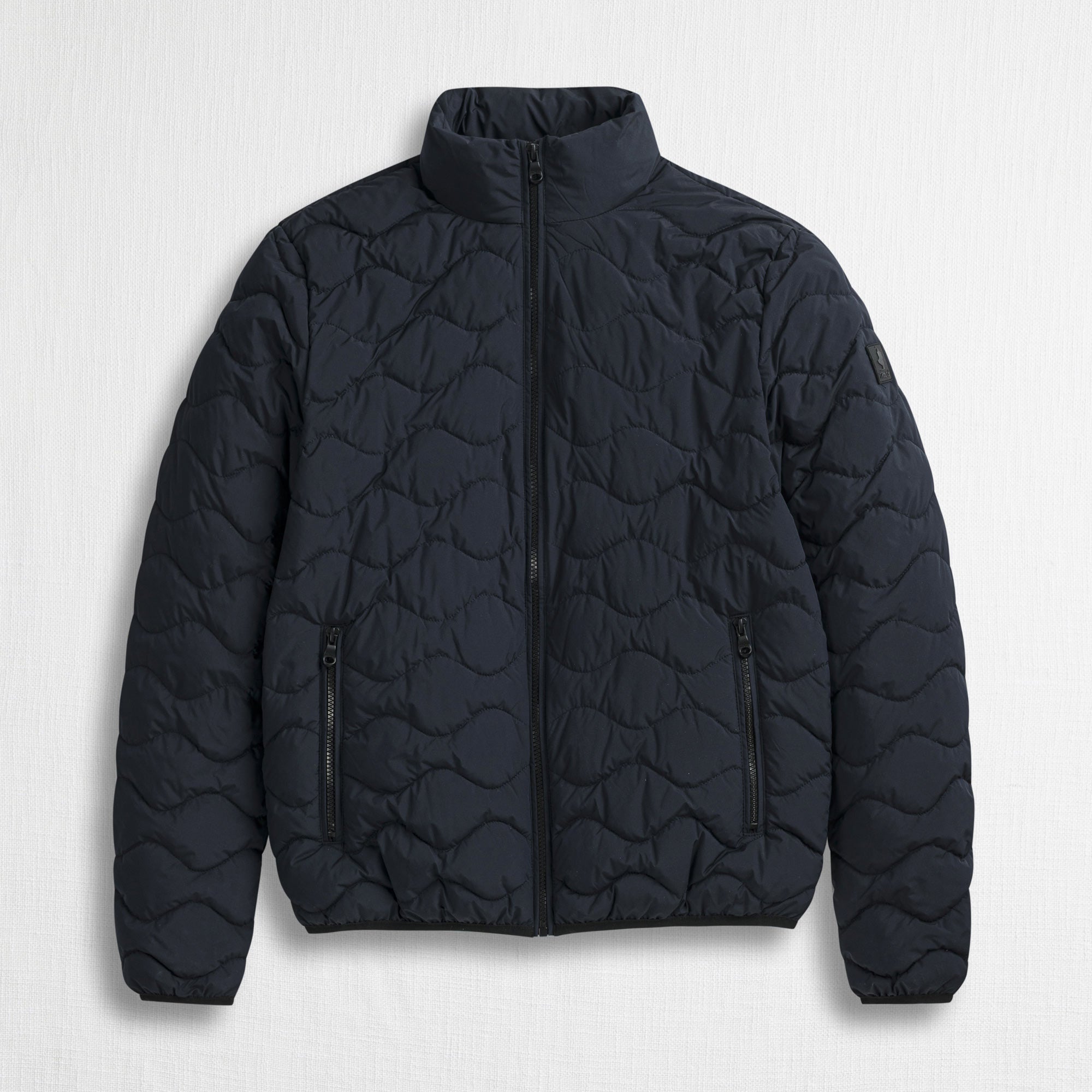 Giubbotto Trapuntato a Onde - Blue Navy