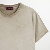 100% Cotton T-Shirt Cold Dyed Vintage Effect