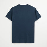 T-Shirt 100% Cotone Jersey Fiammato con Artwork