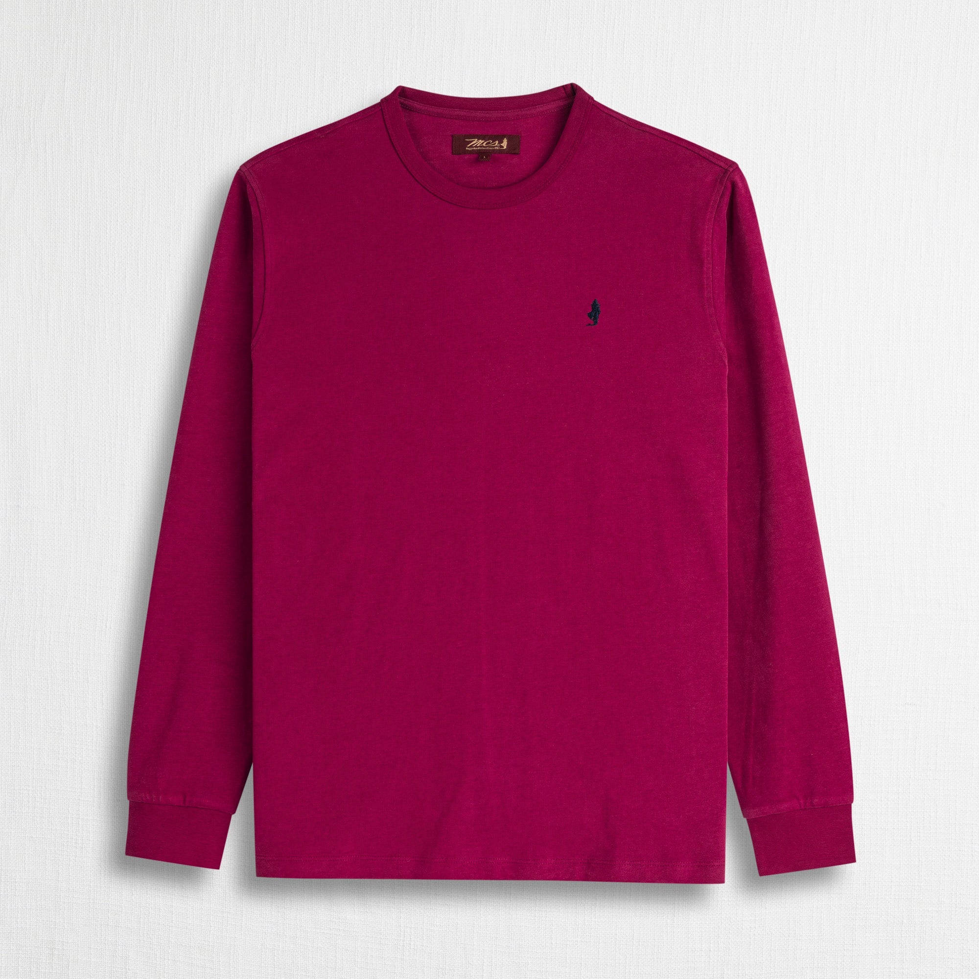 Maglietta Manica Lunga 100% Cotone - Beaujolais