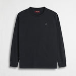 Maglietta Manica Lunga 100% Cotone - Obsidian
