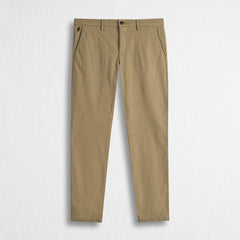 Pantalone Chino in Dobby Stretch Slim Fit - Plywood