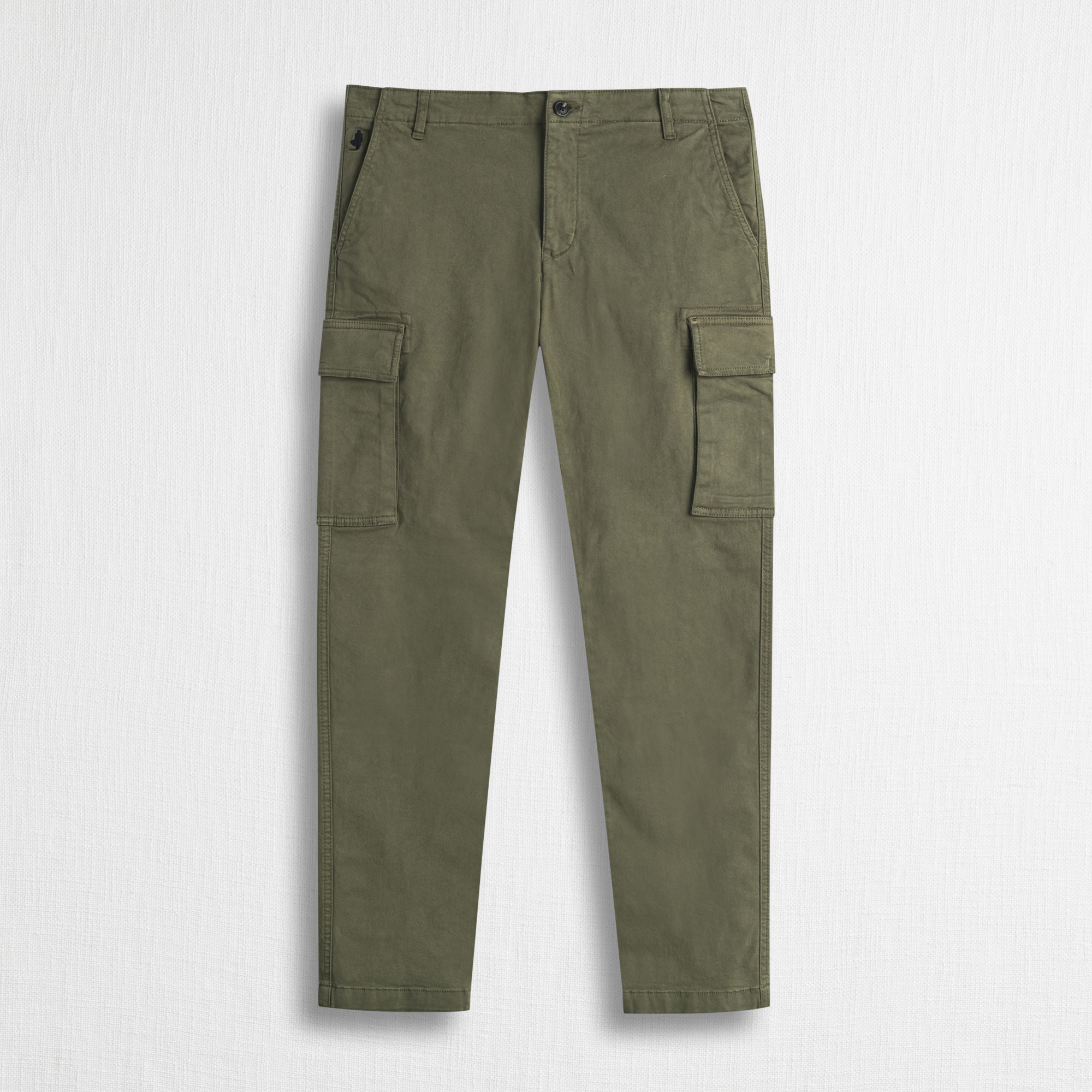 Pantalone Cargo in Gabardina Stretch Regular Fit - Fall Leaf