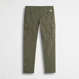 Pantalone Cargo in Gabardina Stretch Regular Fit
