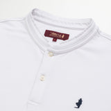 Polo Serafino in Cotone Elasticizzato