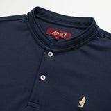 Polo Serafino in Cotone Elasticizzato