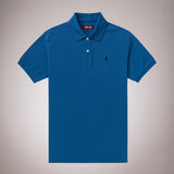 Solid Color 100% Cotton Polo Shirt
