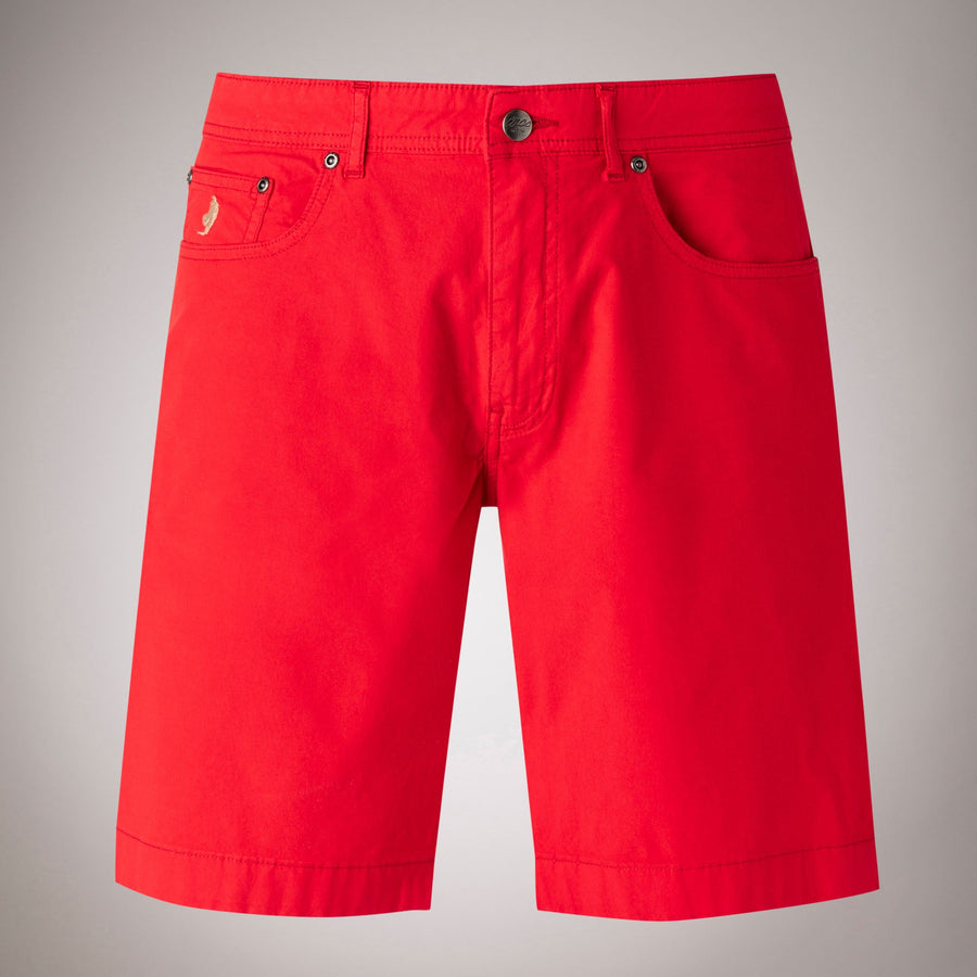 Colorful Bermuda Shorts in Poplin