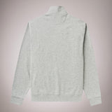 High Neck Sweatshirt with Zip 100% Cotton