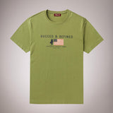 T-Shirt con Bandiera Americana 100% Cotone