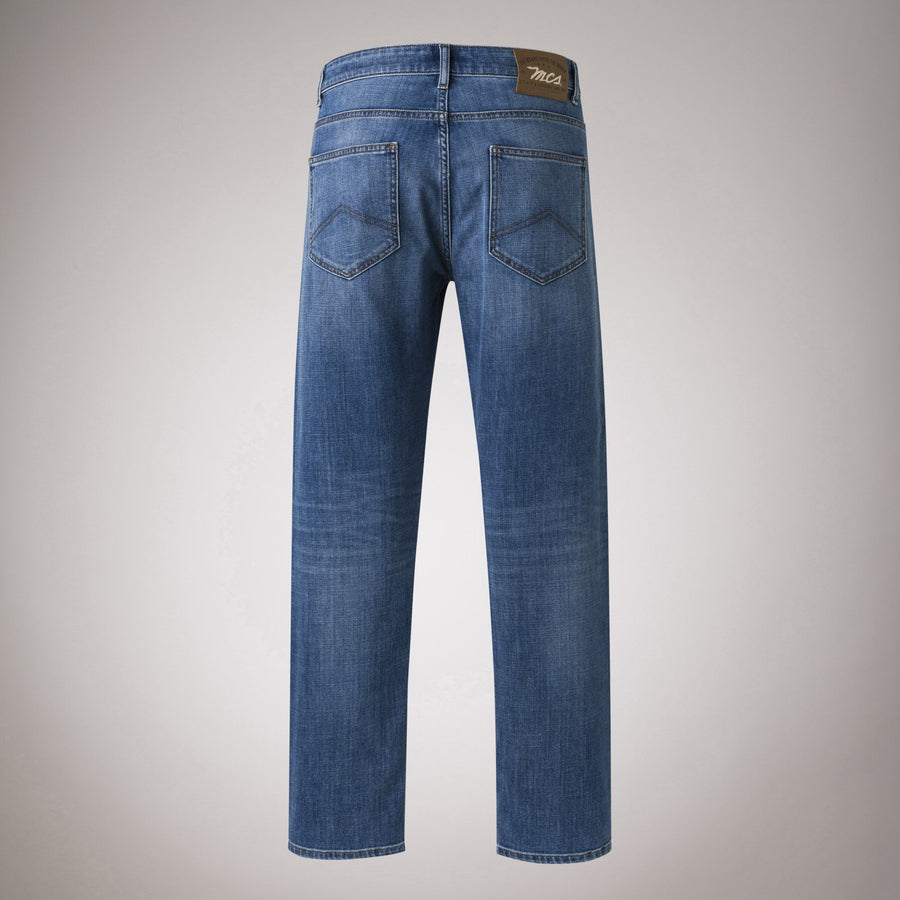 Jeans Medio Chiaro con Strappi Regular