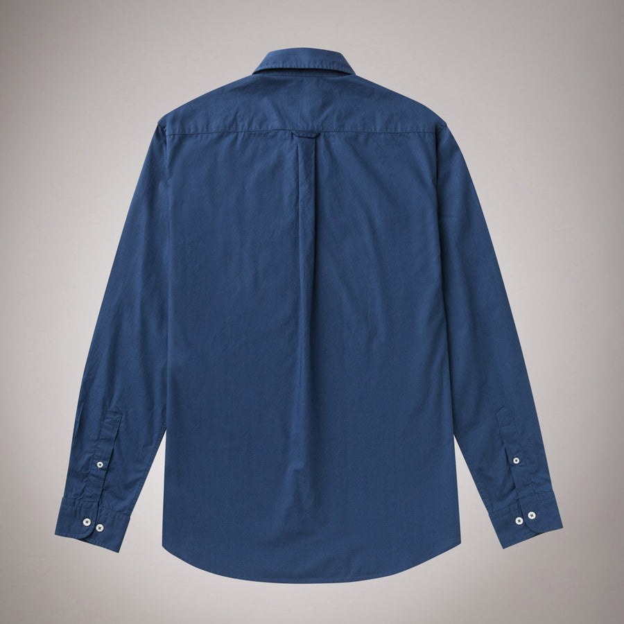 Camicia Tinta Unita con Taschino 100% Cotone