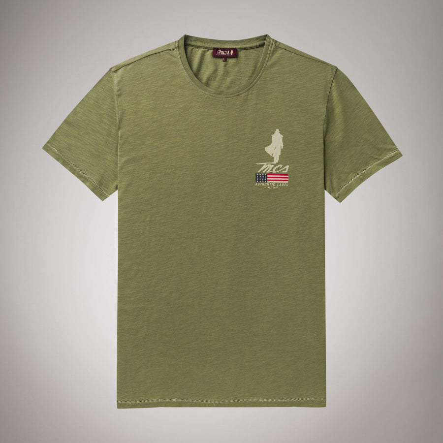 T-Shirt con Disegno Logo 100% Cotone