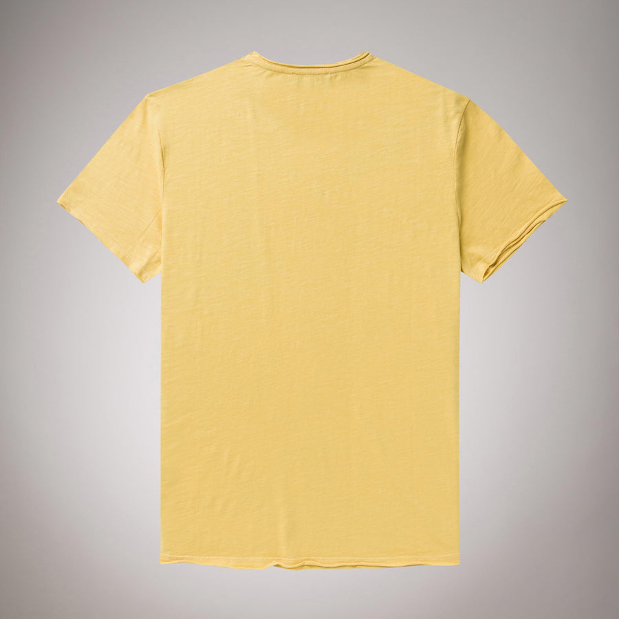 T-Shirt con Bordi a Vivo 100% Cotone