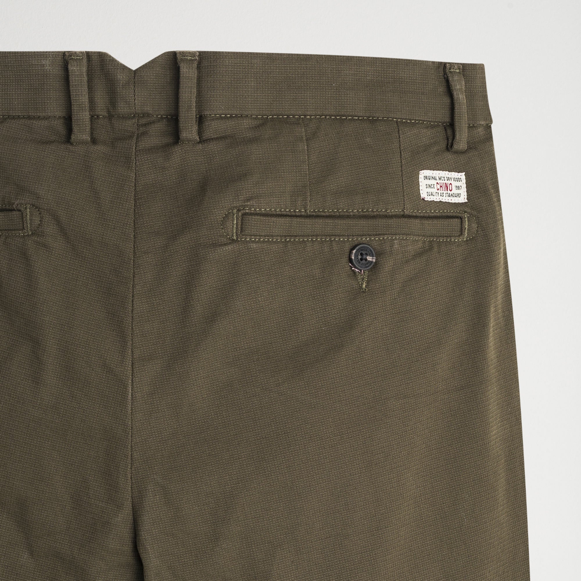ovy Standard Cotton Chino Trousers black メンズ