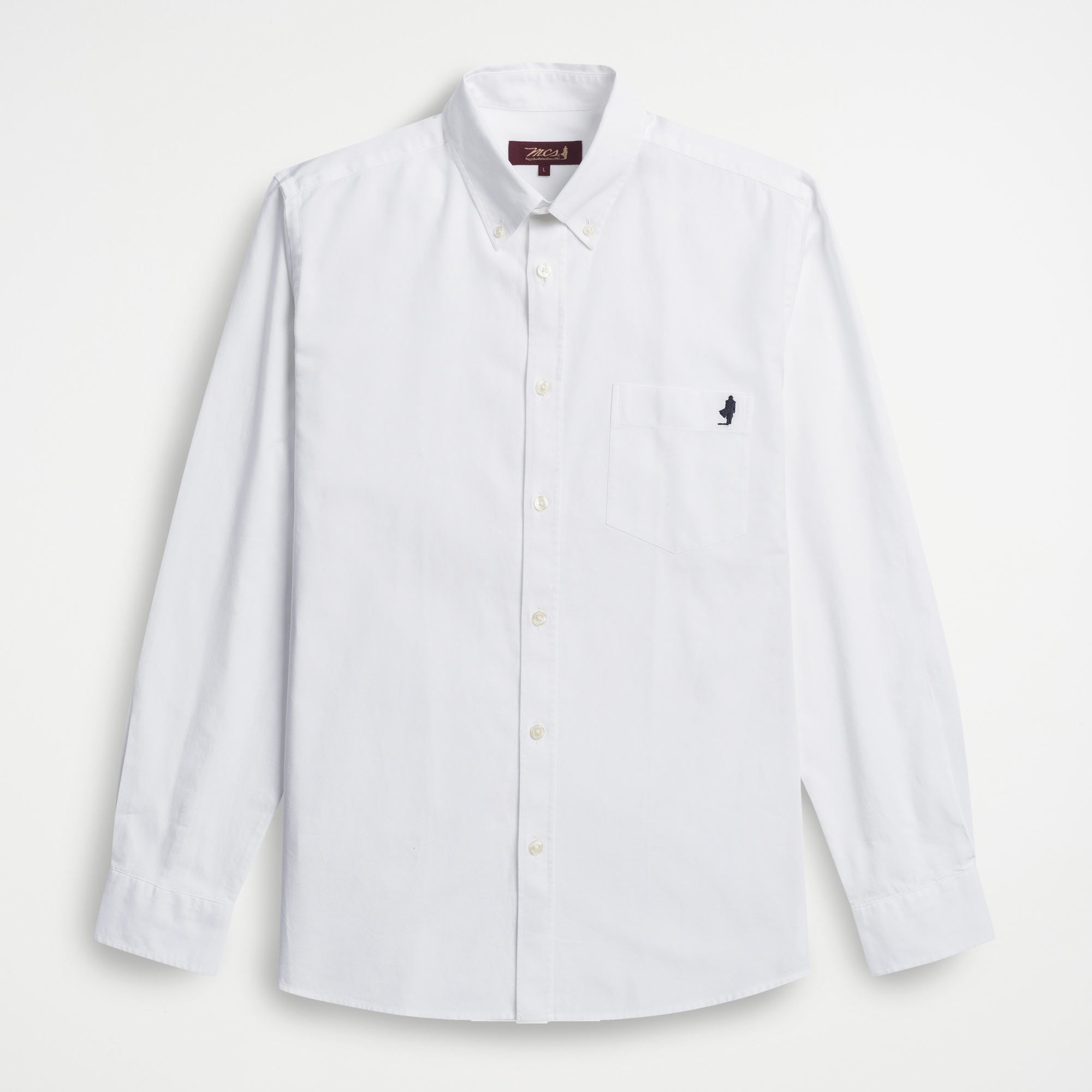 Camicia Tinta Unita con Taschino 100% Cotone
