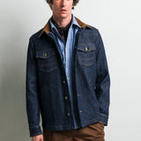 Short denim jacket - Dark Blue