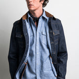 Short denim jacket - Dark Blue
