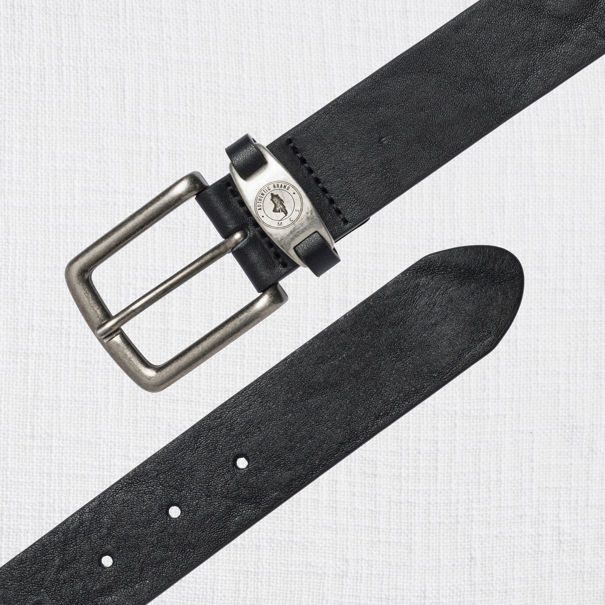 Cintura classica 100% pelle - Black