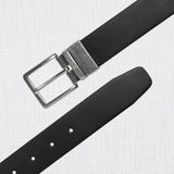 Reversible belt 100% leather - Fudge Chocolate