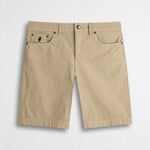 Pantalone corto in popeline di cotone stretch - Khaky