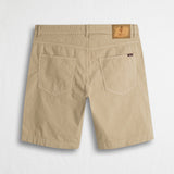 Pantalone corto in popeline di cotone stretch - Khaky