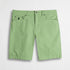 Pantalone corto in popeline di cotone stretch - Light Green