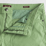 Pantalone corto in popeline di cotone stretch - Light Green