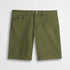 Pantalone corto in popeline di cotone stretch - Dark Olive