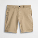 Pantalone chino corto in gabardina stretch - Khaky