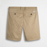 Pantalone chino corto in gabardina stretch - Khaky