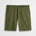 Pantalone chino corto in gabardina stretch - Dark Olive