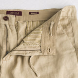 Bermuda chino 100% lino - Khaky