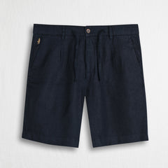Bermuda chino 100% lino - Navy Blue