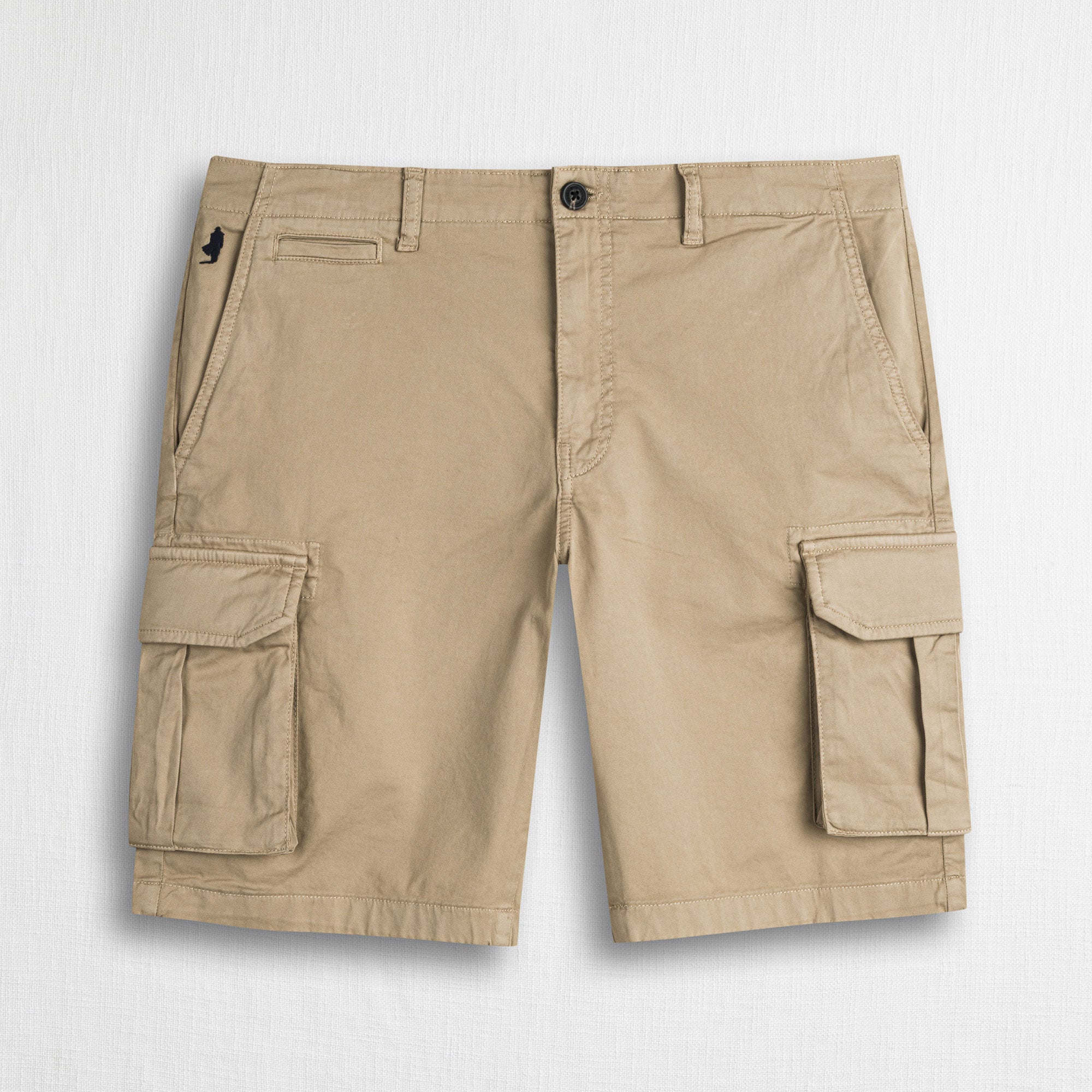 Bermuda cargo in gabardina stretch - Khaky