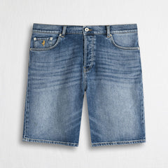 Pantaloncini corti in denim - Mid Blue