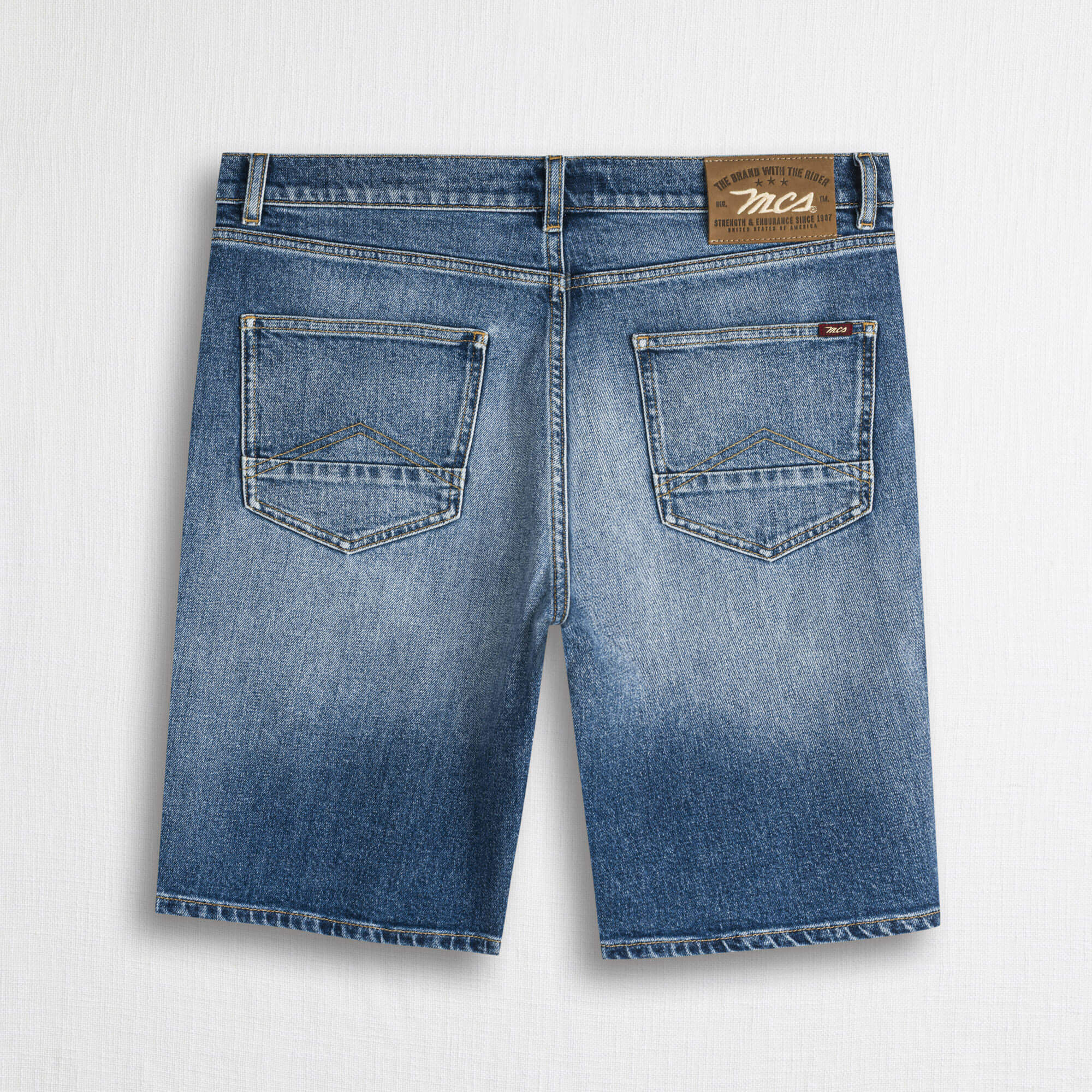 Denim Shorts - Mid Blue
