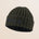 Berretto Beanie a Coste in Poliestere Riciclato fronte - Olive Night