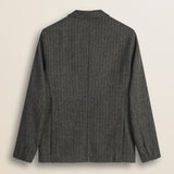 Blazer in Misto Lana Herringbone retro - Red Herringbone