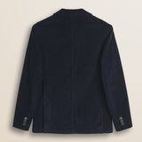Blazer in Velluto a Coste Larghe retro - Navy Blue