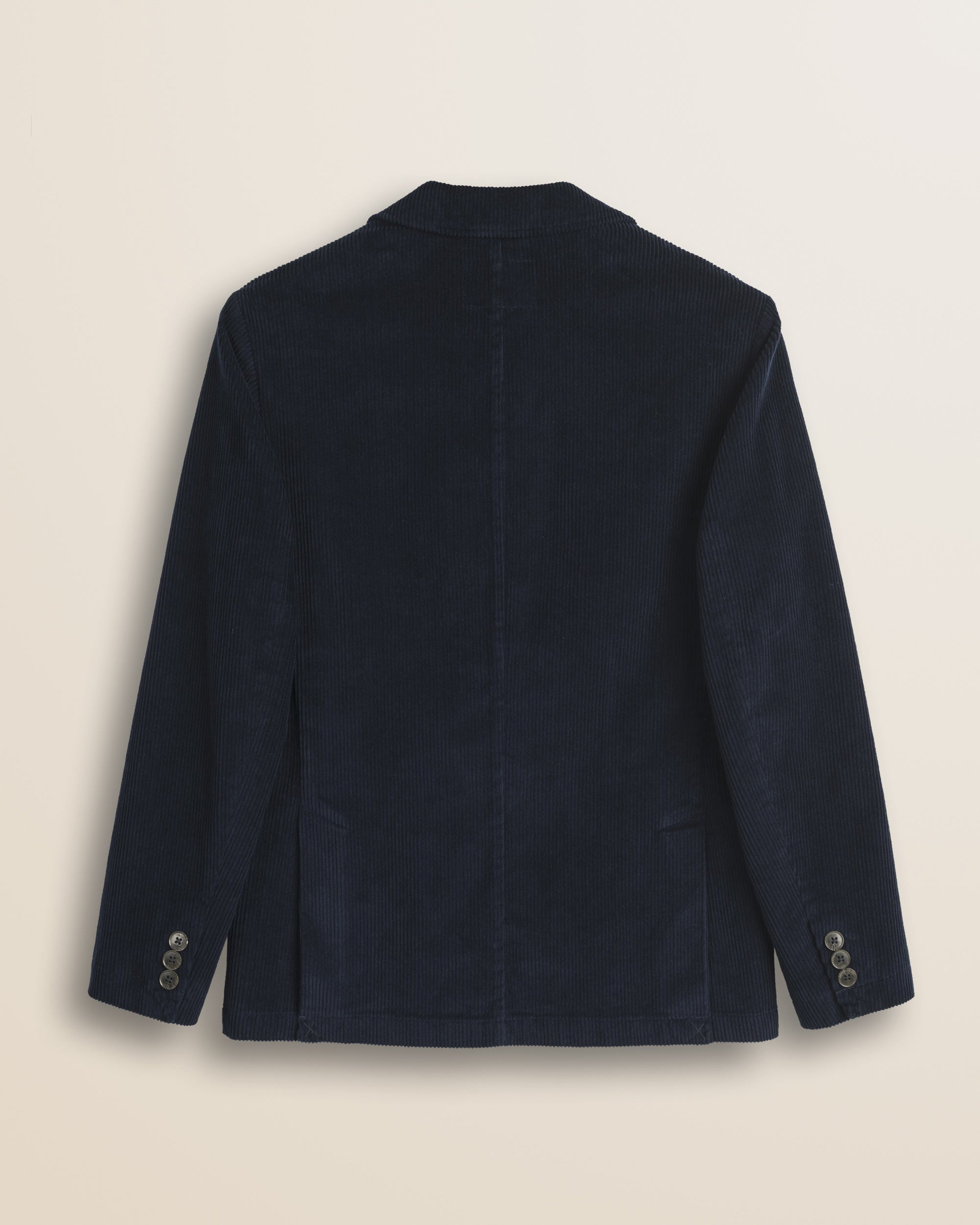 Blazer in Velluto a Coste Larghe retro - Navy Blue
