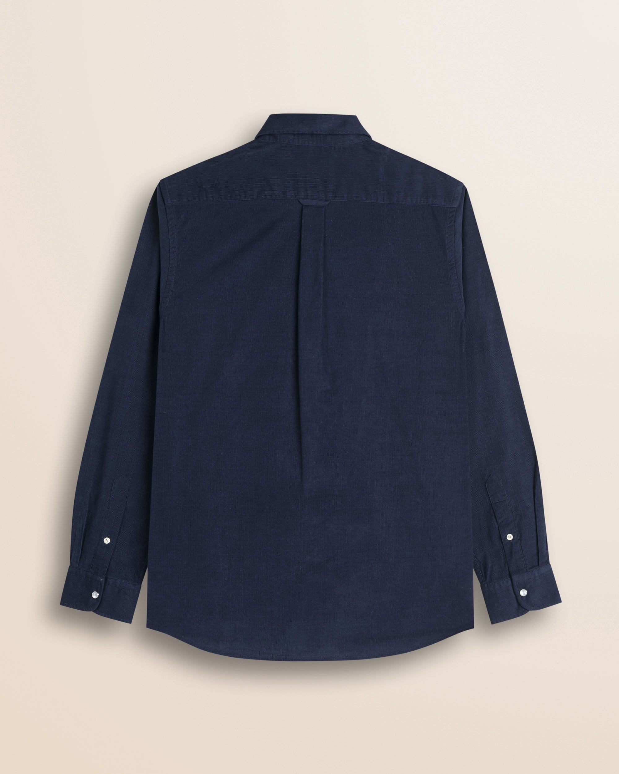 Camicia Workwear in Velluto a Coste retro - Navy Blue