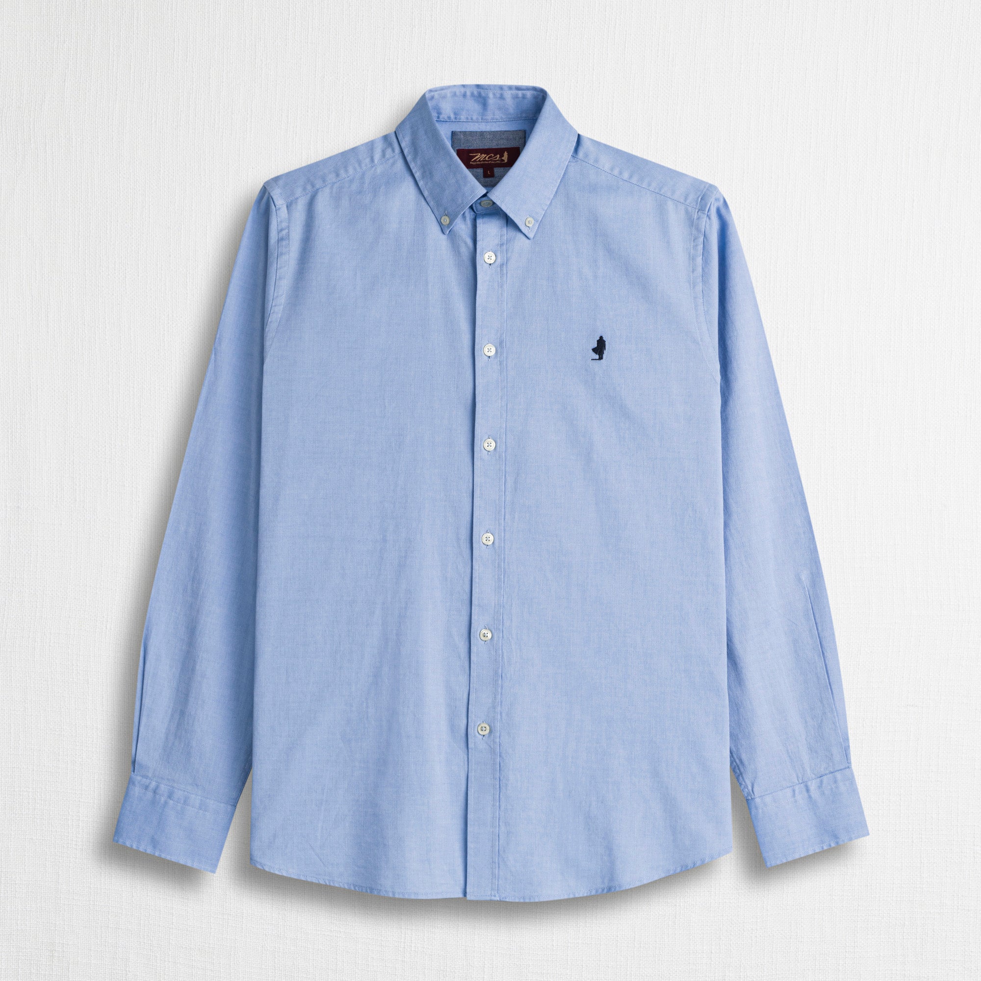 Camicia Oxford 100% Cotone - Sky