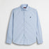 Camicia in cotone popeline elasticizzato - Light Blue