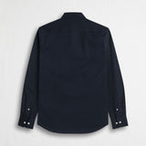 Camicia in cotone popeline elasticizzato - Navy Blue
