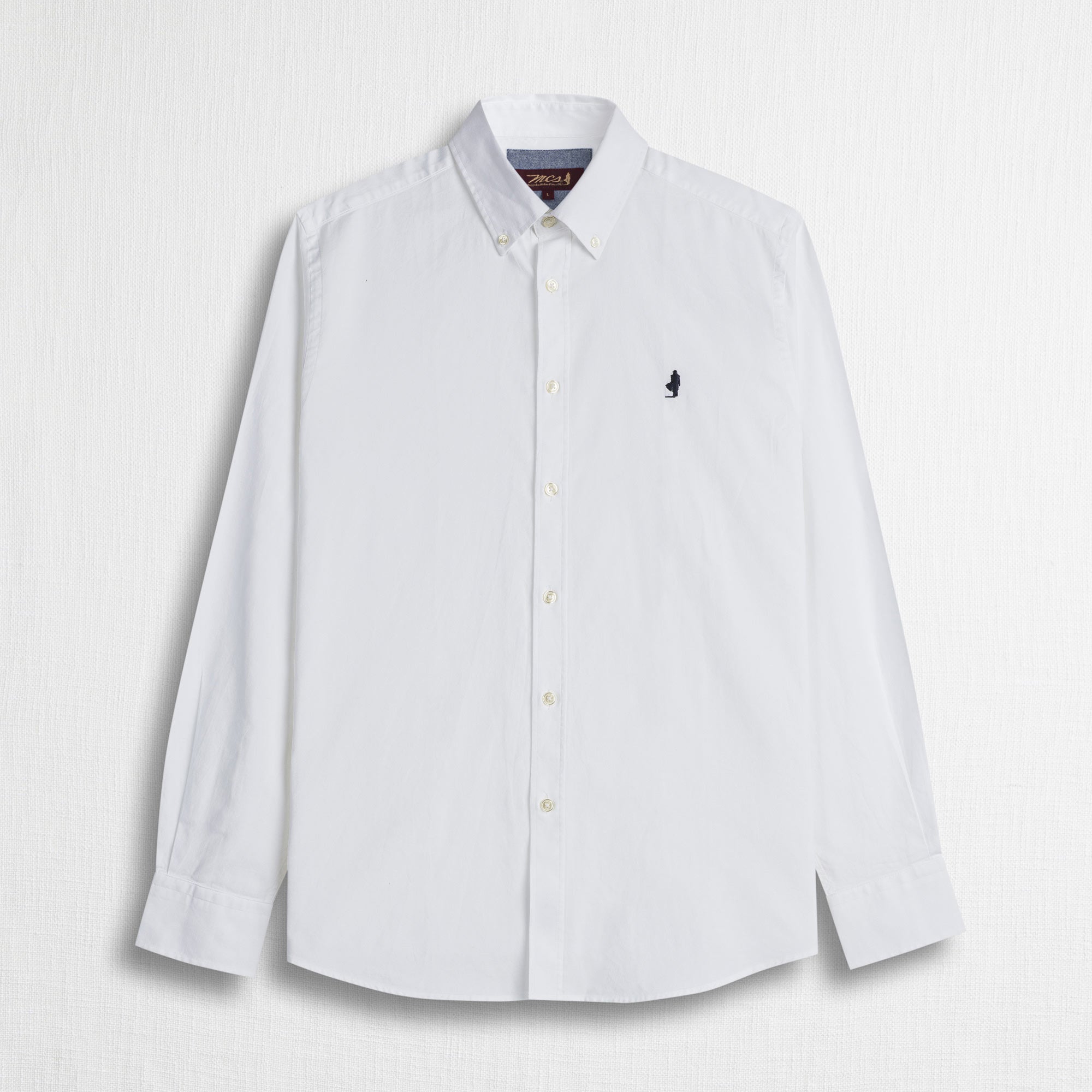 Camicia 100% cotone Oxford - White