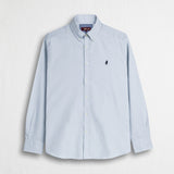 Camicia 100% cotone Oxford - Light Blue